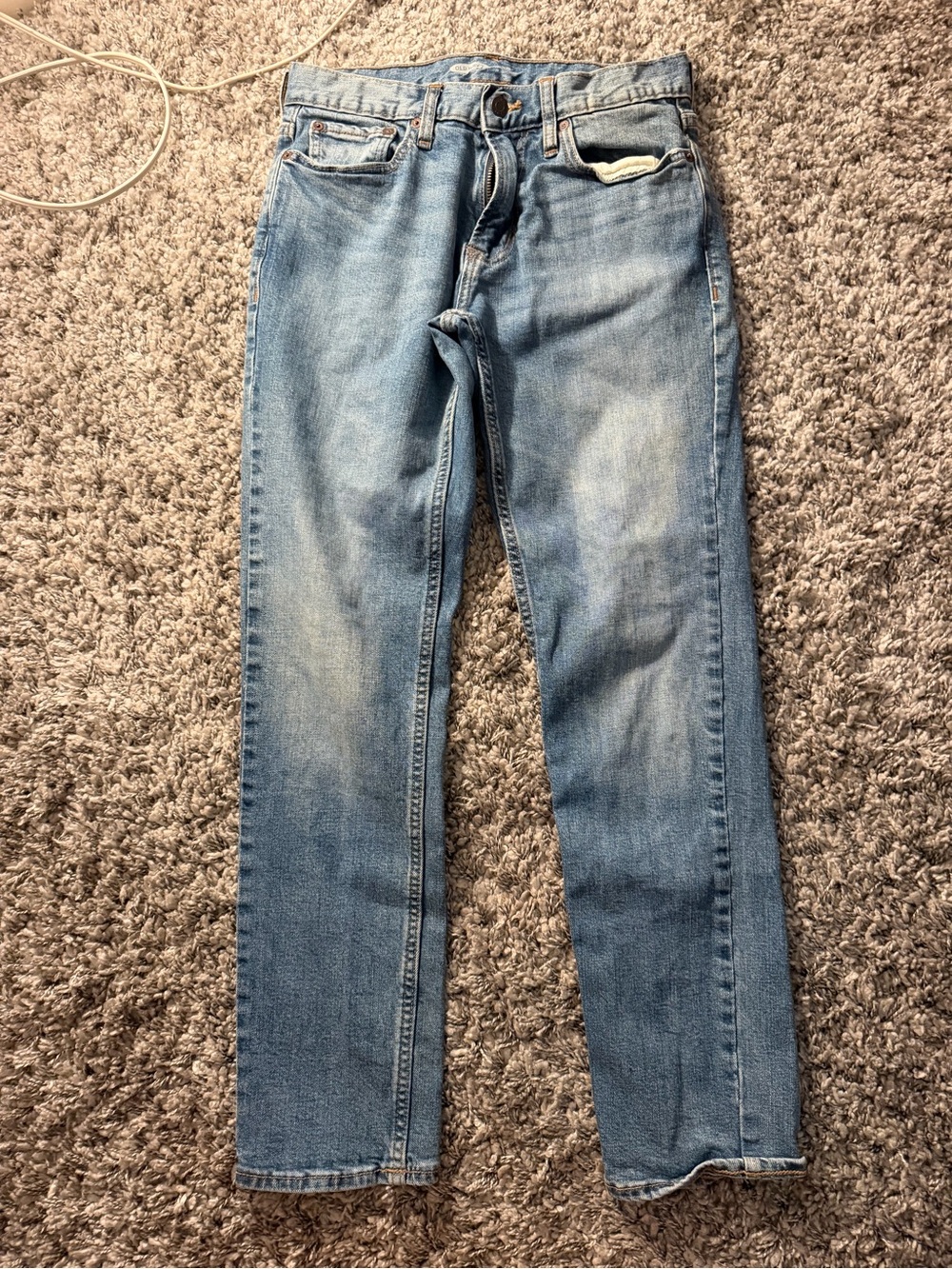 Old Navy Light Blue Straight Jeans